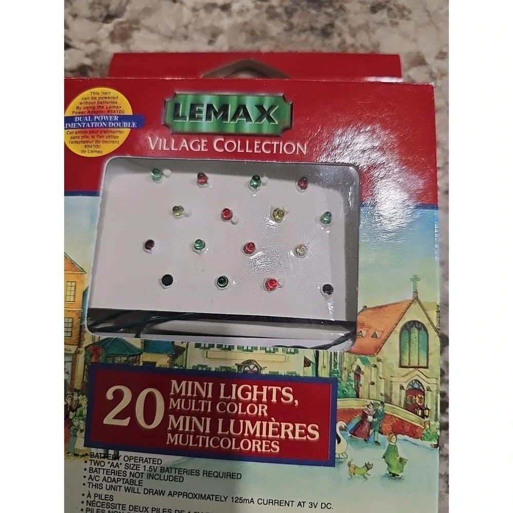 Lemax Village Collection 20 Mini Lights Multi Color‎ Item 64123A